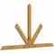 Ekena Millwork Saratoga Rough Sawn Timber Gable Bracket, Western Red Cedar, 84"W x 49"H x 2"D x 4"F, 14/12 Pitch GBW084X49X0204SAR00RWR - alternate 4